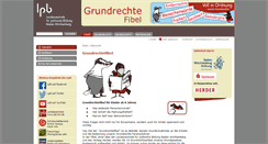 Desktop Screenshot of grundrechtefibel.de