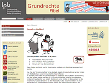 Tablet Screenshot of grundrechtefibel.de